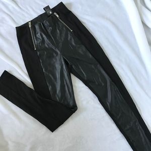 H&M Leather Leggings